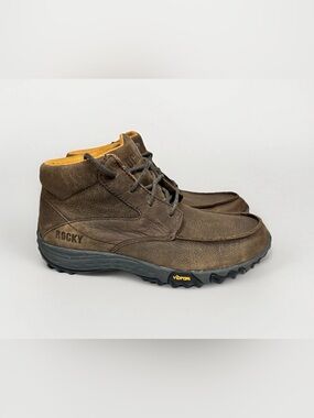 ROCKY Men's 4" Silent Hunter Casual Light Weight Chukka Boot In Brown Size 9.0